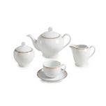 سرویس غذاخوری 102 پارچه چینی زرین ایران مدل ایتالیا اف ریوا درجه عالی