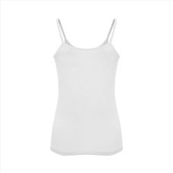 تاپ زنانه مدل بندی زیر کتی رنگ سفید