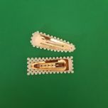 گیره مو زنانه مدل مستطیل بسته 2 عددی*678