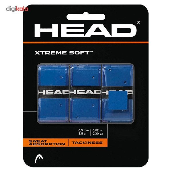 مجموعه 3 عددی اورگریپ راکت تنیس هد مدل Super Soft