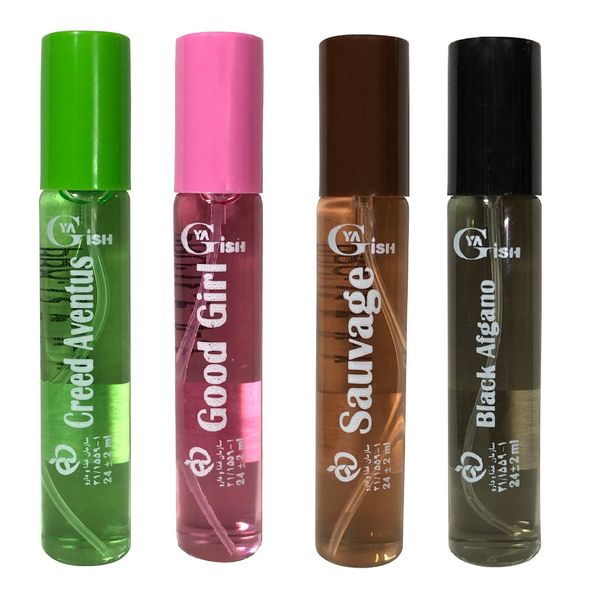 عطر جیبی یاغیش مدل CK10 حجم 24 میلی لیتر مجموعه 4 عددی