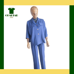 ست مانتو و شلوار آستین سه ربع