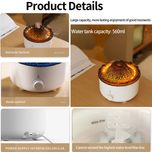 دستگاه بخور سرد طرح آتشفشان در حال فوران