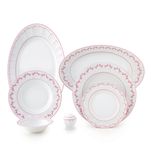 سرویس غذاخوری 29 پارچه چینی زرین ایران سری نئوکلاسیک مدل فرانسیس درجه عالی