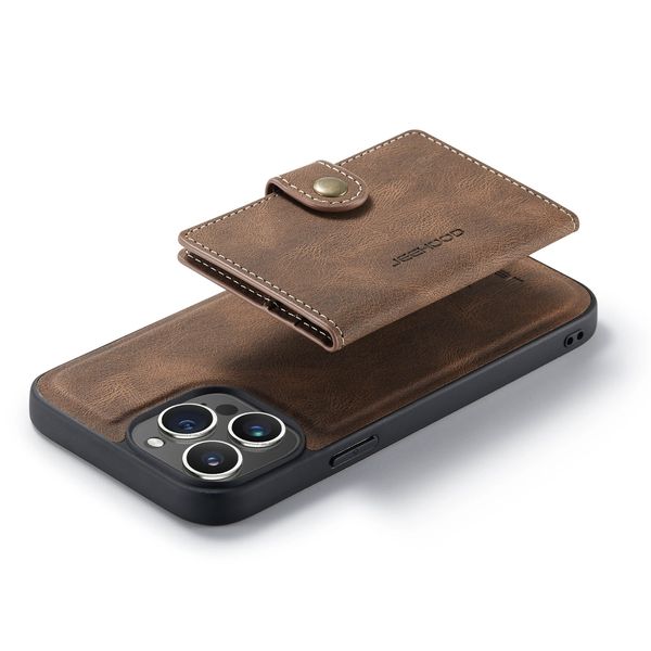 کاور جیهود مدل Leather Wallet مناسب برای گوشی موبایل اپل iPhone 15 Pro