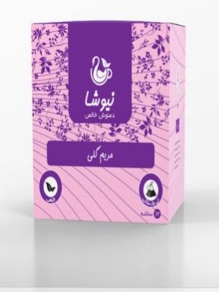 دمنوش خالص مریم گلی مثلثی نیوشا (12 عددی) -Sage