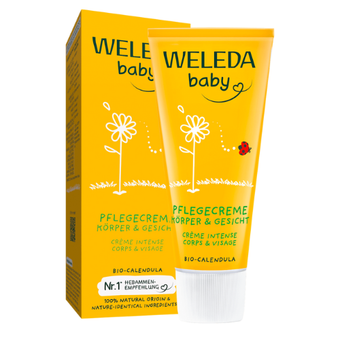 کرم ضدالتهاب و مرطوب‌کننده طبیعی ولدا کالاندولا Weleda Calendula مخصوص نوزادان و کودکان