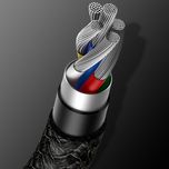 کابل دوسر USB-C باسئوس Tungsten Gold 100Wطول 1 متر