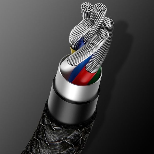 کابل دوسر USB-C باسئوس Tungsten Gold 100Wطول 1 متر