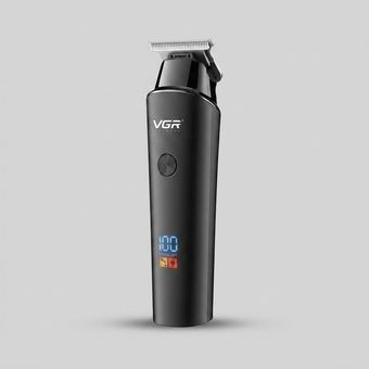ماشین اصلاح صورت و سر وی جی آر V-937 با تیغه استیل ضد زنگ، باتری 2000 میلی‌آمپر قابل شارژ، قابلیت اصلاح صفر و خط زن، نمایشگر میز