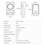زنگ بی سیم مدل 2Q189-BB به همراه شستی