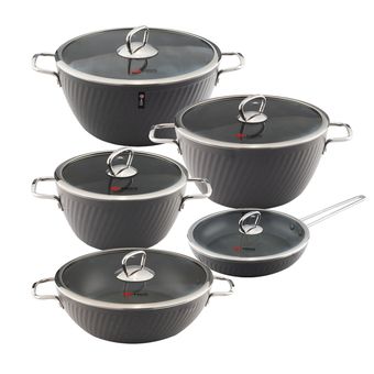 سرویس قابلمه و تابه گرانیت 10 پارچه ام جی اس مدل ماینز