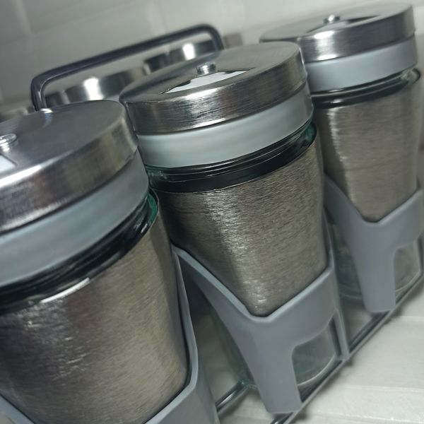 ست جای ادویه 7 پارچه کاپریس مدل پارادایس کد GSG6