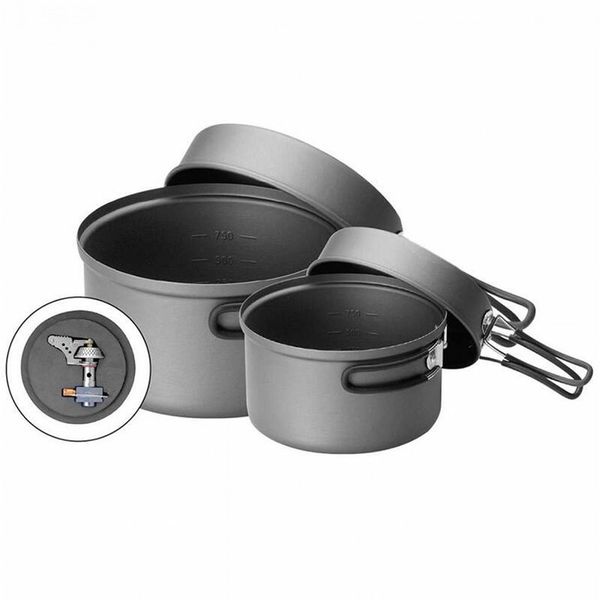 مجموعه 5 عددی سرشعله و ظروف سفری کووآ مدل Solo 3