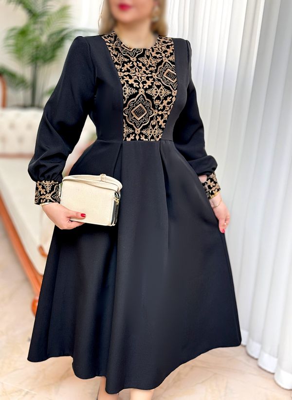 پیراهن مزونی نازلی 2710