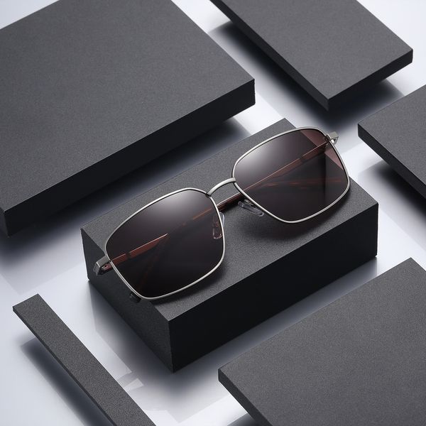 عینک آفتابی مردانه مدل 3372C81-P02 Polarized Matte Metal