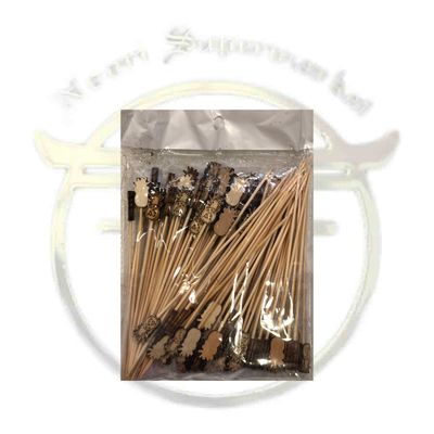 سیخ گارنیش چوبی طرح آناناس