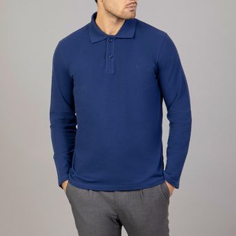 پولوشرت آستین بلند مردانه باینت مدل 395-10