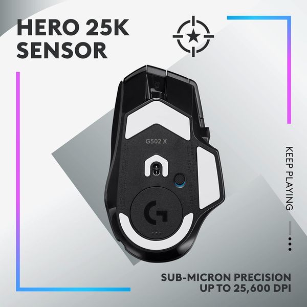 Logitech G502 X PLUS Wireless RGB Gaming Mouse