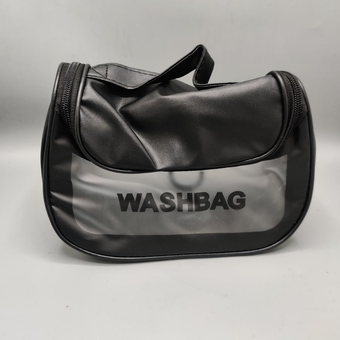 کیف آرایشی واشبگ مدل چمدانی مشکی