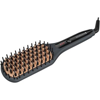 برس حرارتی رمینگتون مدل CB7400، با صفحات از جنس سرامیک، دارای دکمه‌ی روشن/خاموش، 3 درجه حرارت 150،190 و 230 درجه سانتی‌گراد، قاب