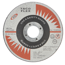 صفحه مینی برش آهن تاکو فلکس 115x6 سانتی متر