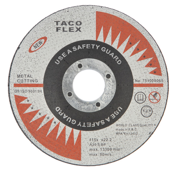 صفحه مینی برش آهن تاکو فلکس 115x6 سانتی متر