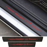 برچسب پارکابی خودرو سولگی مدل کربن کد J009 مناسب برای پژو 2008 بسته 4 عددی