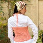 کراپ تاپ زنانه دستبافت شاهو مدل Olviera