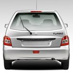 برچسب بدنه خودرو طرح TURBO کد 50017 بسته 2 عددی