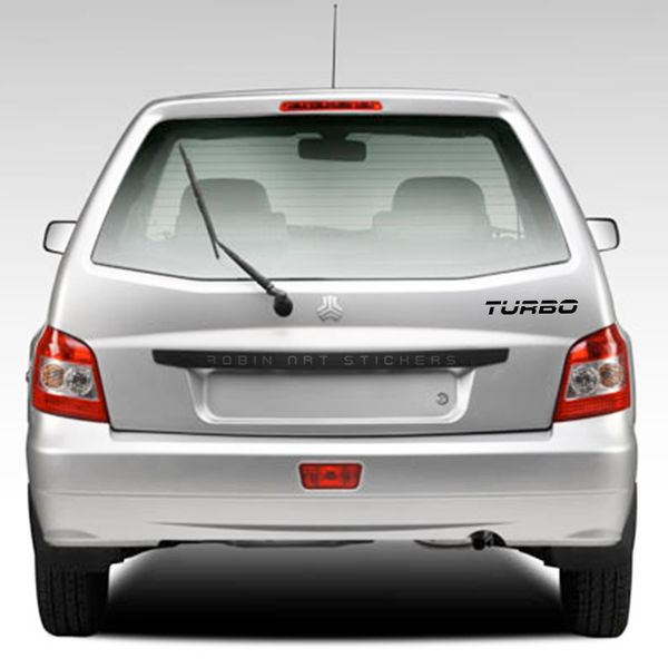 برچسب بدنه خودرو طرح TURBO کد 50017 بسته 2 عددی