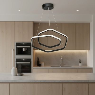 لوستر آویز مدرن شاهان مدل TUDELI/HEXAGON