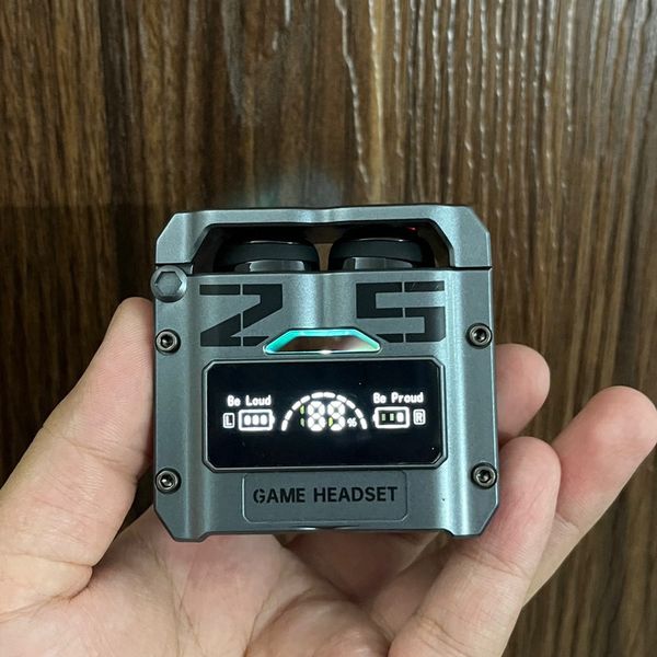 هدفون بلوتوثی دامیکس مدل M25 ENC بدون قابلیت نویز کنسلینگ، درگاه شارژ USB Type-C، دارای میکروفون داخلی، قابلیت استفاده به عنوان