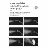 بخار شو 2500 وات 1.2 لیتری مدل چندکاره مخزن دار به همراه 12 عدد سری قابل تعویض