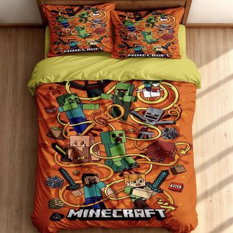 سرویس خواب یک نفره 5 تکه مدل ماینکرافت کد Minecraft 09