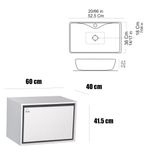 ست کابینت و روشویی توییس مدل tws 1036 -1 M