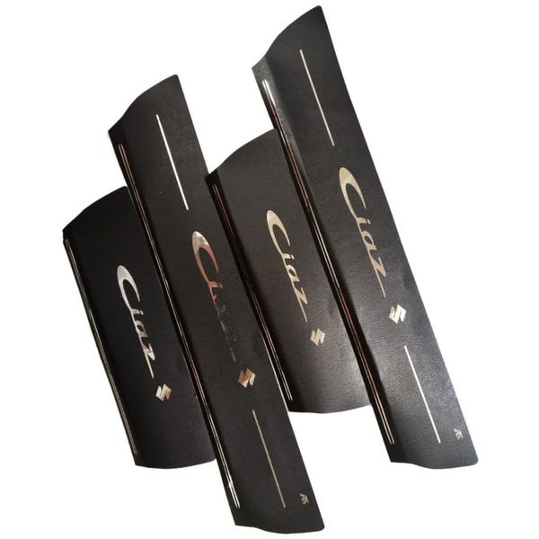 برچسب پارکابی خودرو امیران اسپرت طرح چرم کد 2025096 مناسب برای سوزوکی سیاز مجموعه 4 عددی