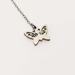 گوشواره زنانه مدل بخیه ای طرح پروانه کد 507GUZ