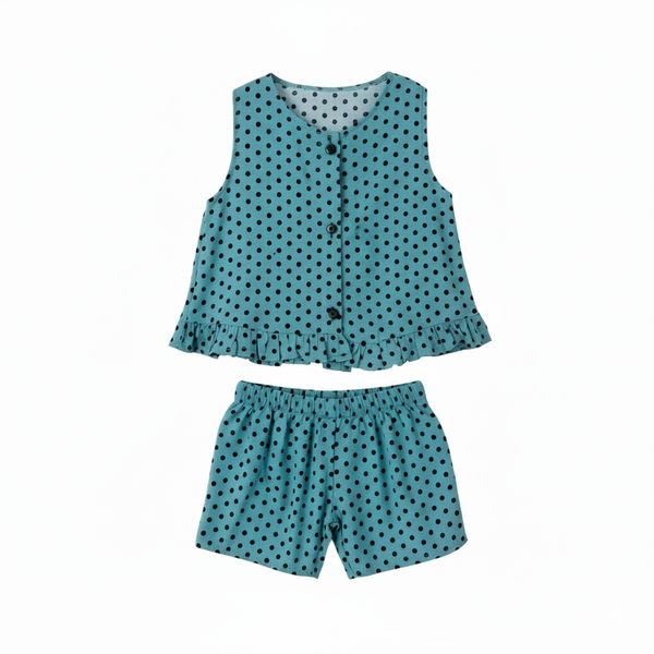 ست تاپ و شلوارک راحتی نوزادی مدل MDSS-CH3743