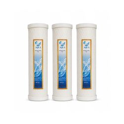فیلتر تصفیه آب زیر سینک آکوا مدل AQ-PT-1m مجموعه 3 عددی