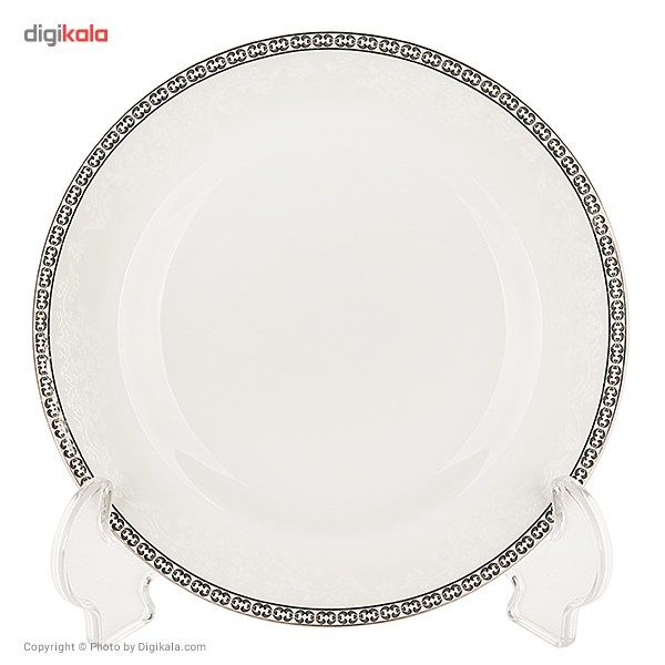 سرویس غذاخوری 102 پارچه چینی زرین ایران سری ایتالیا اف مدل Riva درجه یک