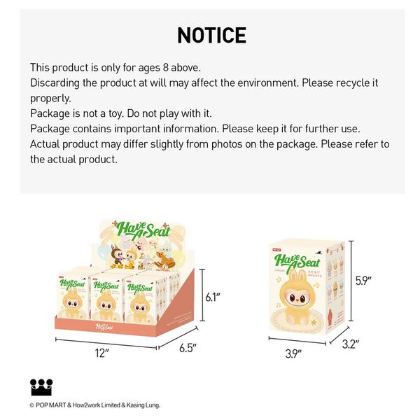 لبوبو پاپ مارت مدل Have A Seat