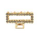 کلیپس مو زنانه مدل فلزی نگین دار*641