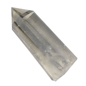 سنگ راف کوارتز مدل منشور شفاف کد mk284