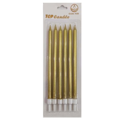 شمع تولد مدل متالیک