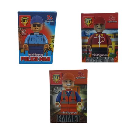 ساختنی 33 قطعه مدل مشاغل مجموعه 3 عددی