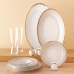 سرویس غذاخوری 108 پارچه چینی زرین ایران سری شهرزاد مدل رومینا درجه یک