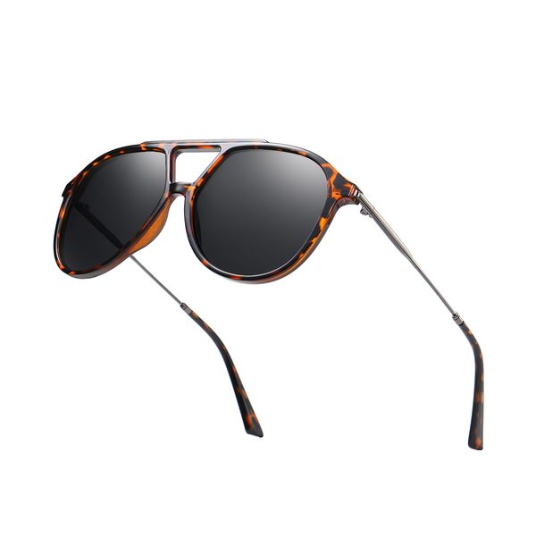 عینک آفتابی مدل 3315C41-P01 Polarized Leopard Metal
