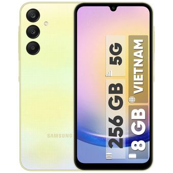 گوشی موبایل سامسونگ مدل Galaxy A25 دو سیم کارت ظرفیت 256 گیگابایت و رم 8 گیگابایت - ویتنام همراه با آداپتور 25 وات سامسونگ