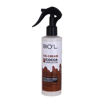 ماسک تقویت‌کننده مو بیول مدل بستنی کاکائو مناسب برای موهای آسیب‌دیده حجم 250 میلی‌لیتر